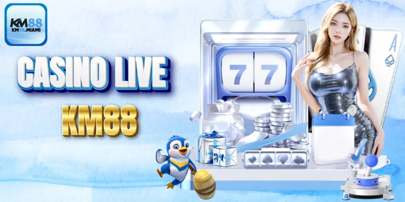 KM88 🔥 Nhà Cái Trực Tuyến Đình Đám Mới Ra Mắt 2025 5 Casino live chân thật tại KM88